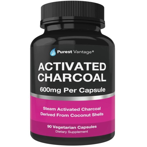 Purest Vintage Activated Charcoal Capsules From Coconut Shells