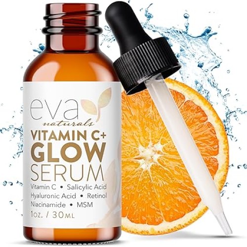 Eva Naturals Vitamin C Face Serum With Hyaluronic Acid