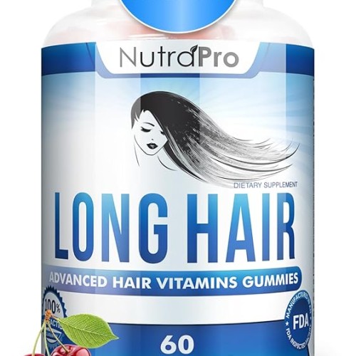 NutraPro Long Hair Gummies – Anti-Hair Loss Supplement for Faster Hair Growth of Weak, Thinning Hair