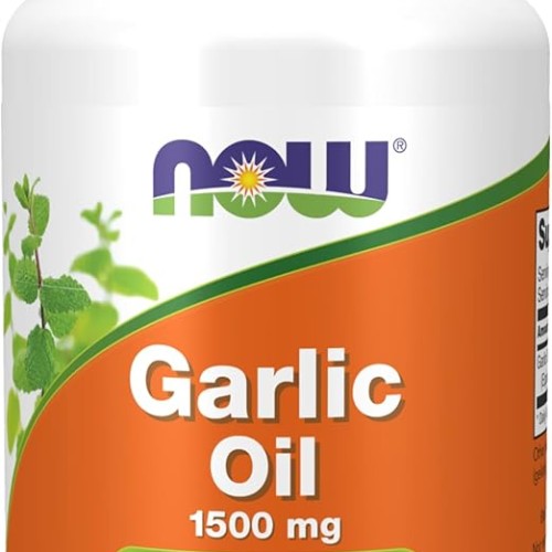 NOW Foods Supplements, Garlic Oil 1500 mg, Serving Size Equivalent to Whole Clove Garlic