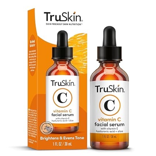 TruSkin Vitamin C Serum For Face – Anti Aging Formula with Vitamin C, Hyaluronic Acid, Vitamin E