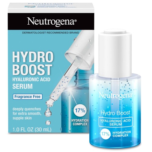 Neutrogena Hydro Boost Hyaluronic Acid Serum For Face, Lightweight Daily Hydrating Serum To Revive Dry Skin