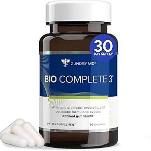 Gundry MD® Bio Complete 3, 3-in-1 Probiotics for Gut Health, Probiotic Supplements for Digestion
