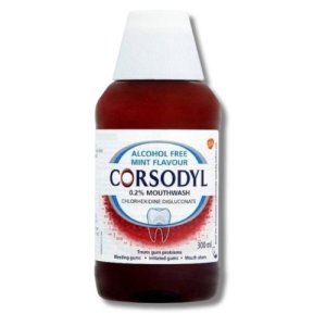 Corsodyl Mint Flavour Mouthwash (Alcohol Free)