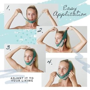 ReadyGoo® Emerald Face V-Strap with Graphene for Women and Men