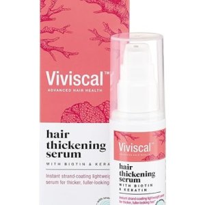 Viviscal Hair Thickening Serum, Instant Lightweight Hair Product, with Keratin &amp; Biotin