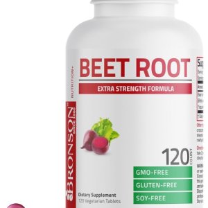 Bronson Beet Root Extra Strength 120 Vegetarian Tablets