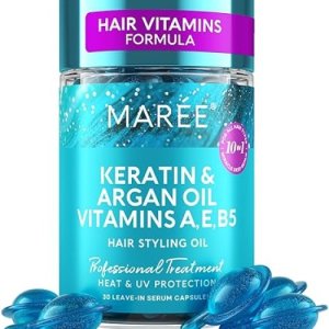 MAREE Hair Oil for Frizzy Hair With Vitamins A, E &amp; B