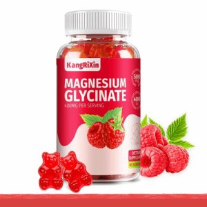 Kang Ri Xin Magnesium Glycinate 400mg per Serving Dietary Supplement • 60 Gummies