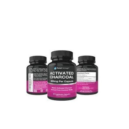 Purest Vintage Activated Charcoal Capsules From Coconut Shells