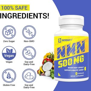 Besenify Pure NMN 500mg Supplement