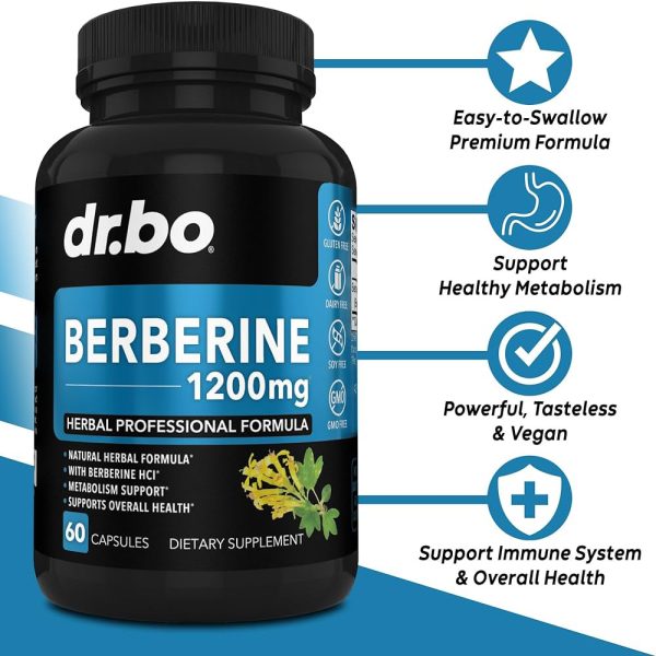 DR. BO Berberine Capsules 1200mg